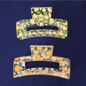 Fruit Claw Clips Set